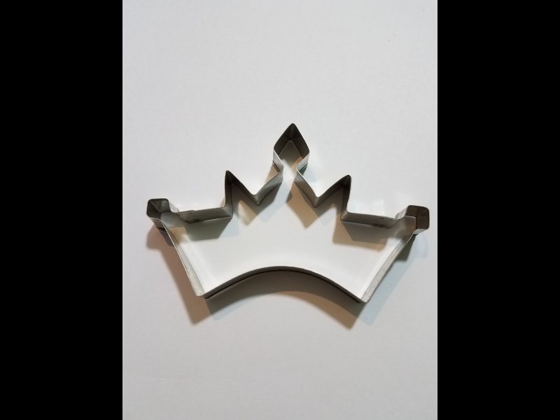 Corona de tres puntas grande - 7 x 12 cm.